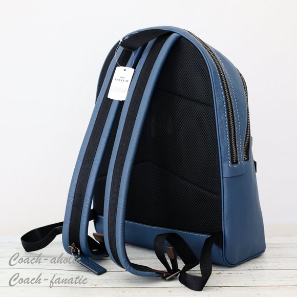 NWT 78564 Disney X Coach Academy Leather Backpack With Mickey in Denim - Picture 8 of 12